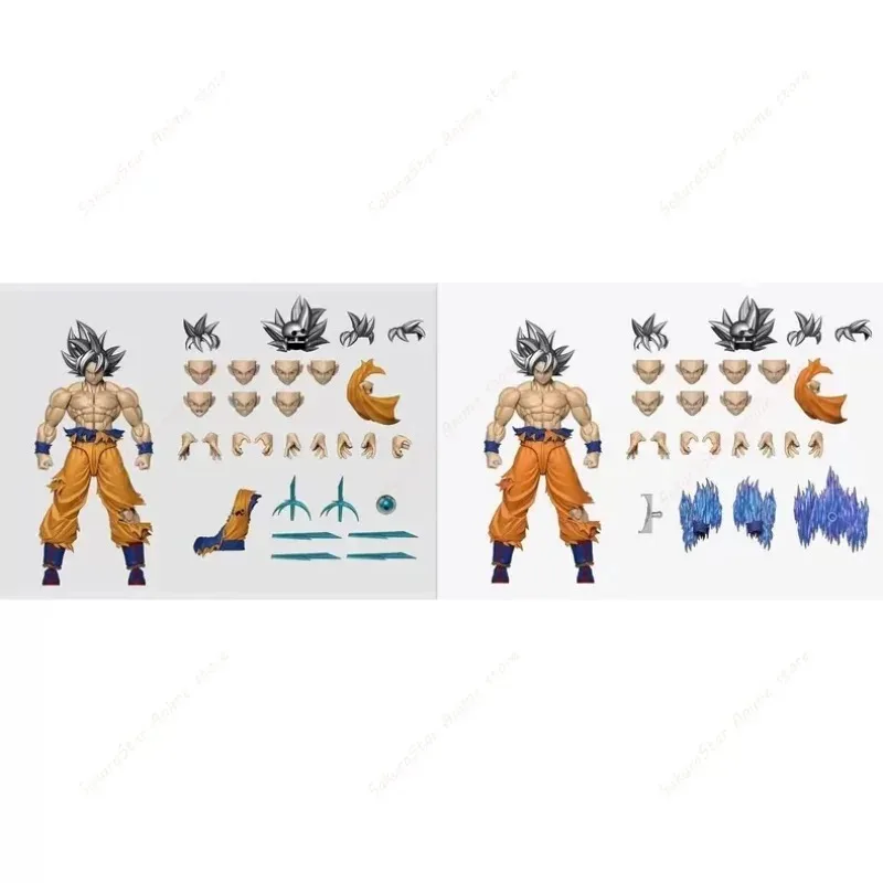 Фото В наличии: Фигурка RE&DKO Studio + D Custom Dragon Ball Z SHF Сон Гоку Ultra Instinct Illusion Perceiver Super Saiyan (аниме) №1