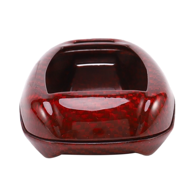 Красный чехол для дистанционного ключа из настоящего углеродного волокна