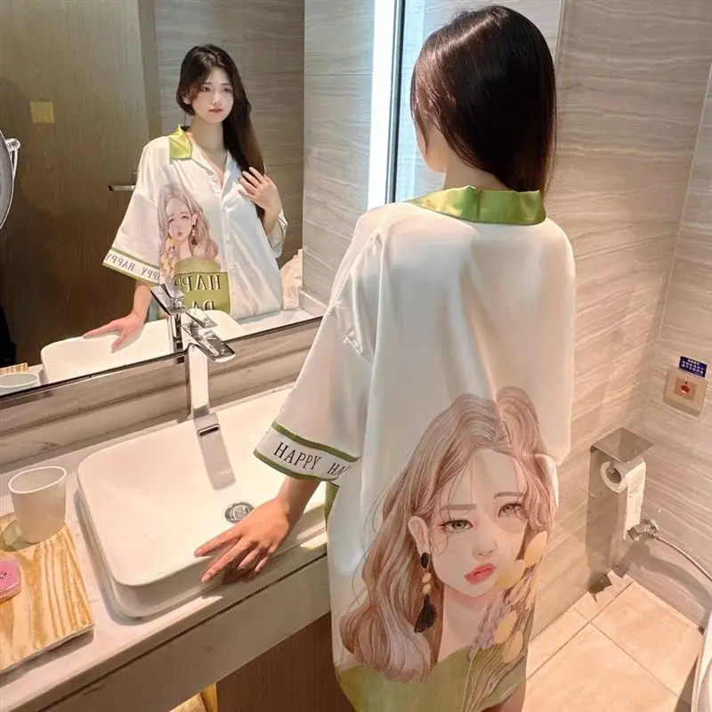 Женская шелковая пижама