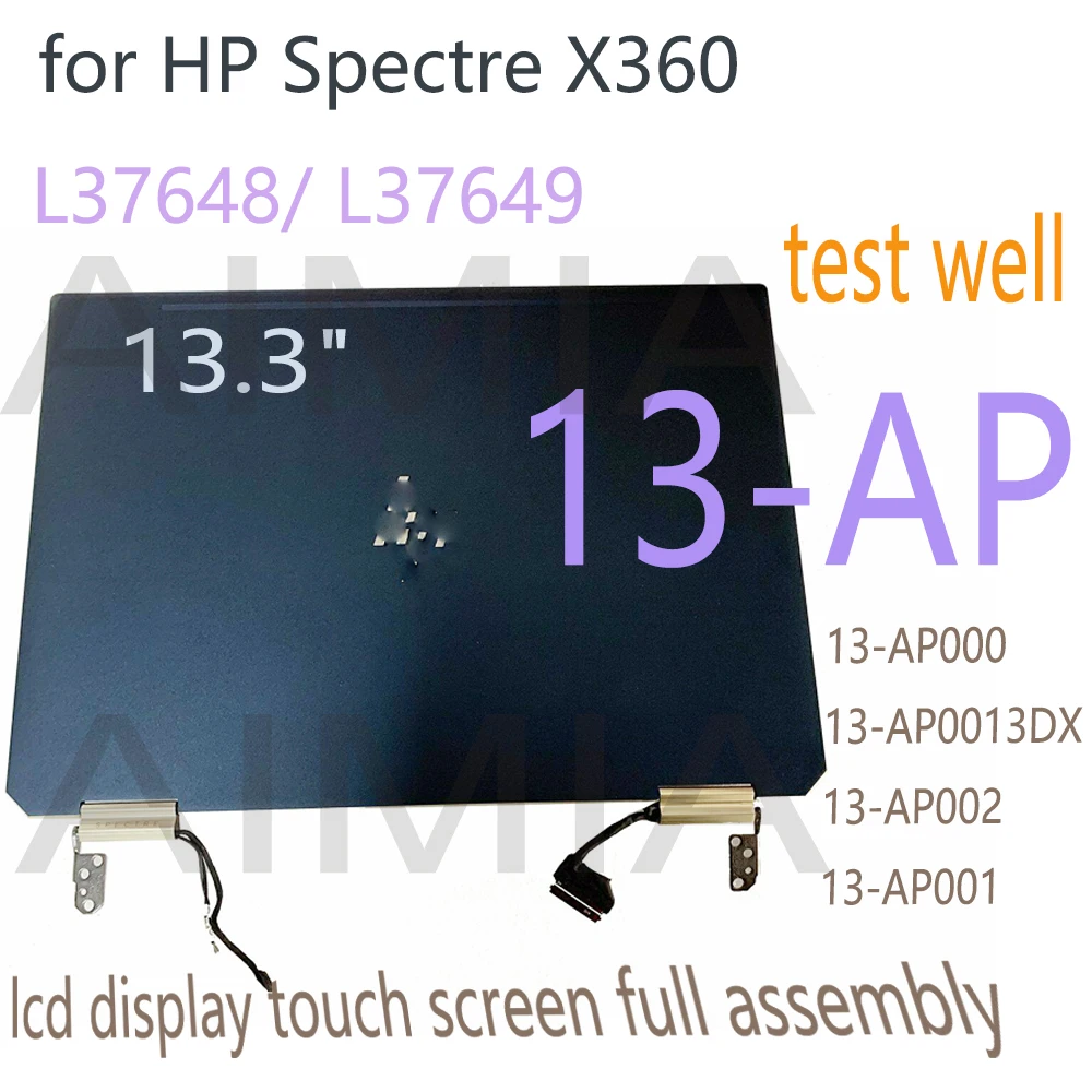 

L37648 L37649-001 Laptop LCD Screen Touch Digitizer Complete for HP Spectre X360 13-AP 13-AP000 AP0013DX AP002 AP001 30PINS FHD