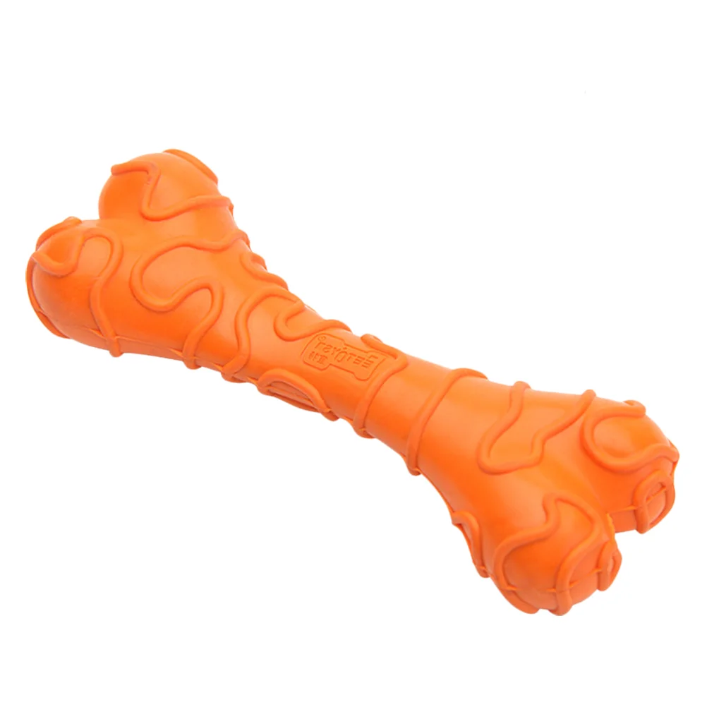 

Dog Rubber Bone Puppy Portable Molar Bone Shaped Chewing Dog Supply