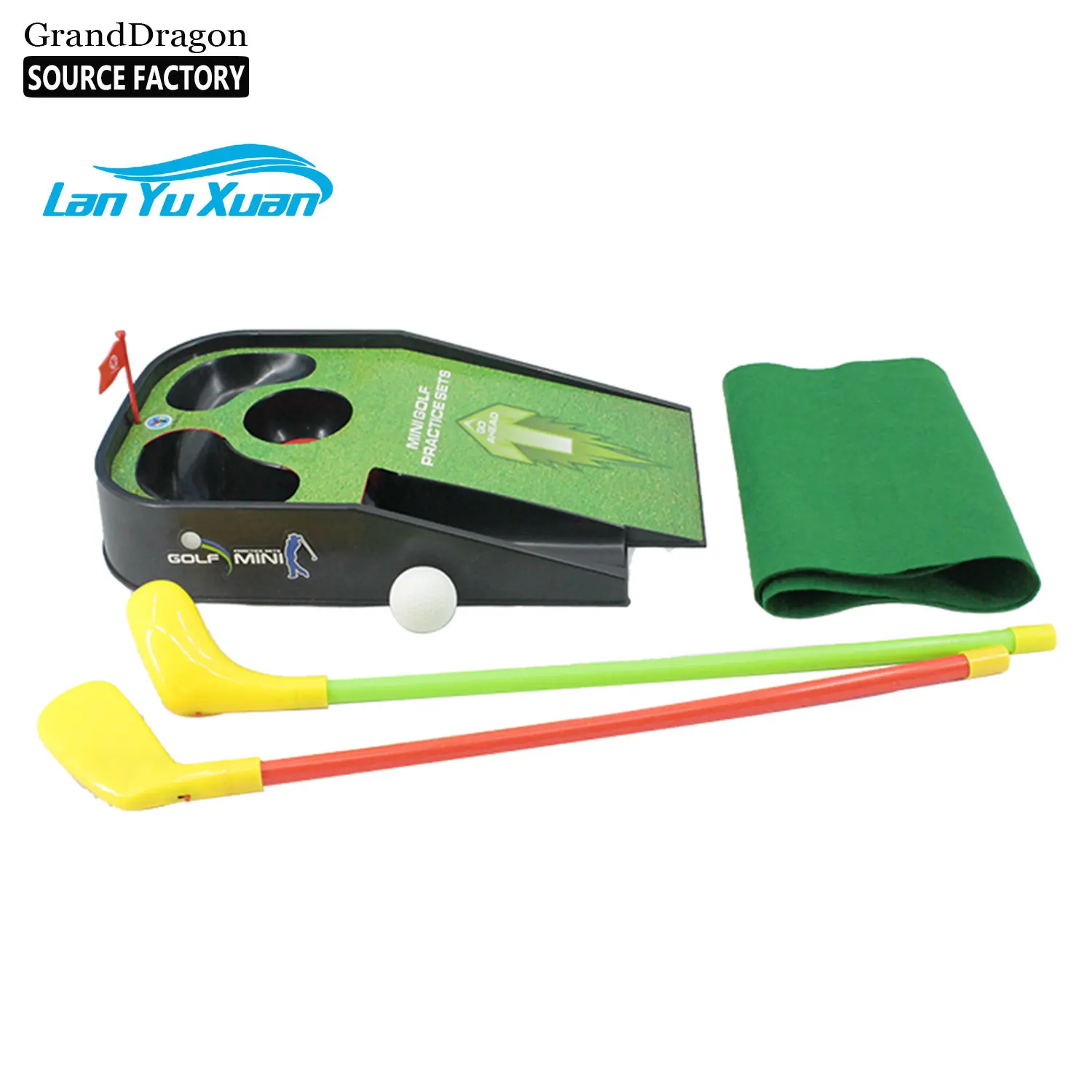 

Durable Kids Golf Putting Trainer Golf Balls Clubs Practice Set Golf Toys