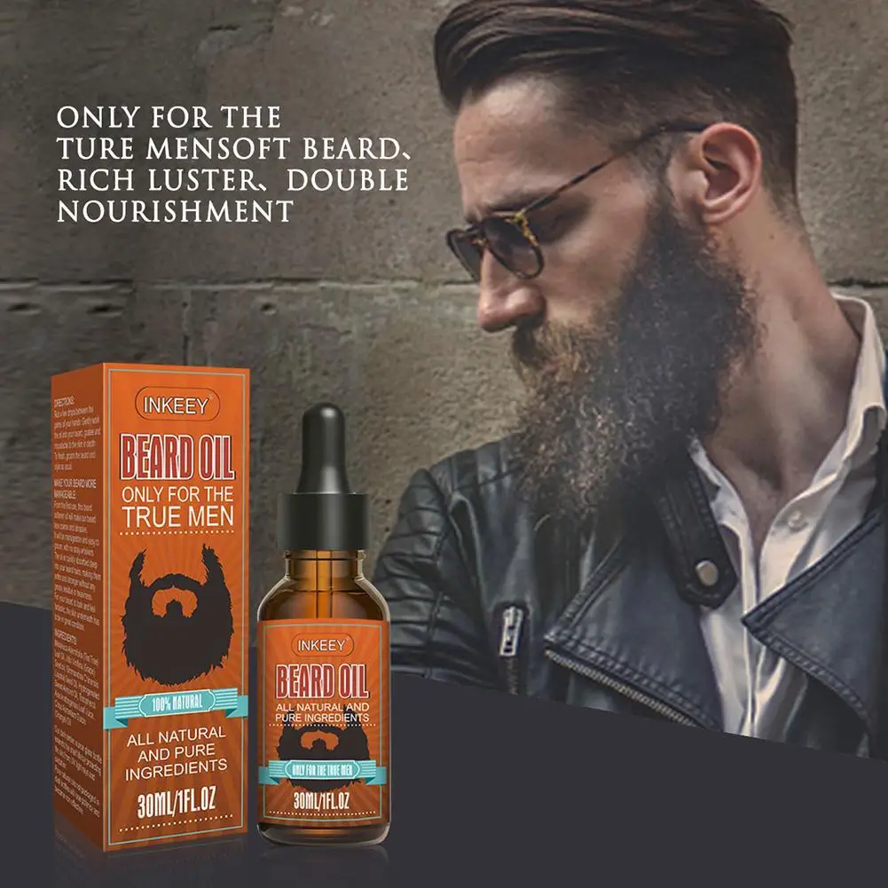 

Men Fast Beard Growth Oil 100% Natural Organic Beard Essential Essence Oil Growth Enhancer Loss Care Hair Hair Treatment Be J8V3