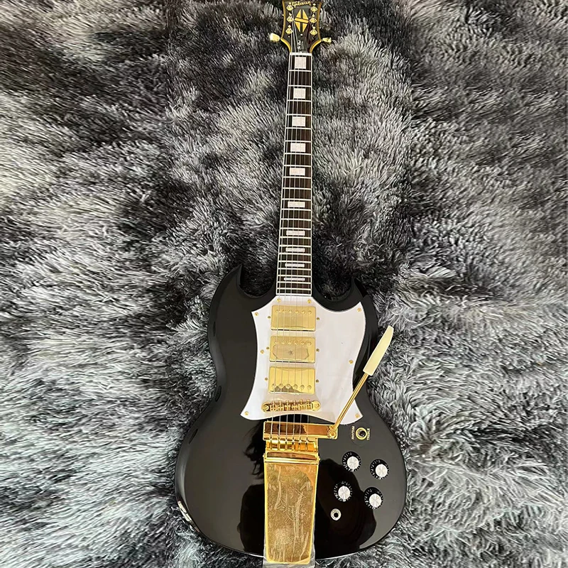

Classic SG electric guitar, upgraded quality big rocker, quality assurance, professional band performance level, good timbre.