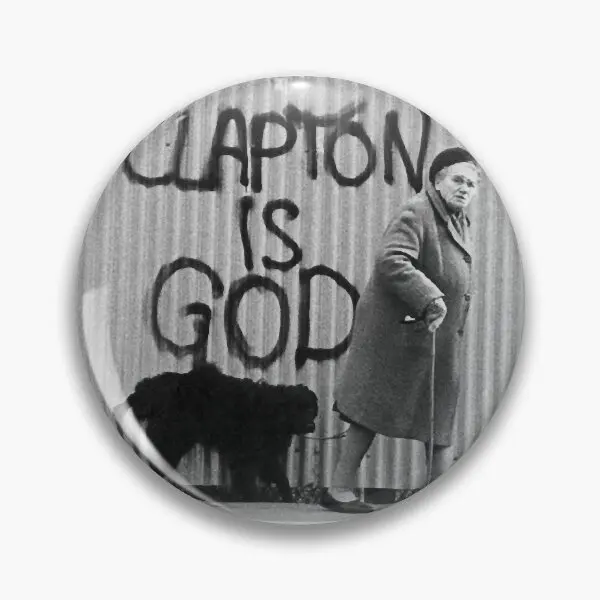 

Мягкая булавка Clapton Is God в подарок фанату Эрик значок на воротник забавная брошь металлический подарок для женщин любимый креативная модная булавка на лацкан
