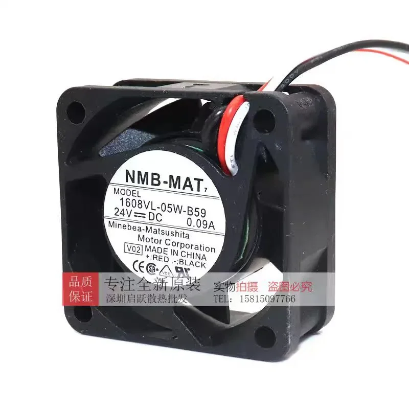 Фото Оригинальный вентилятор NMB 1608VL-05W-B59 для Fanuc A90L-0001-0528 # 70 4020 24В Вентилятор охлаждения №4