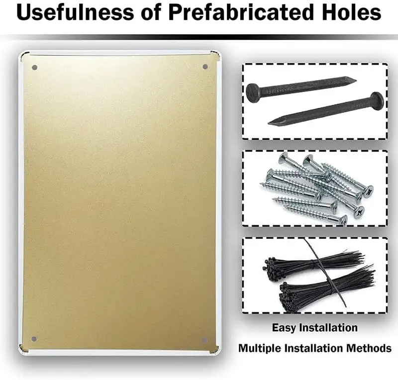 MTou Ретро Rustc Cmper Metl Tn Decor Sgn Home RV Ccessores Wll Décor Frend Fmly Автодом Frmhouse Cmpng-Certfed Hppy