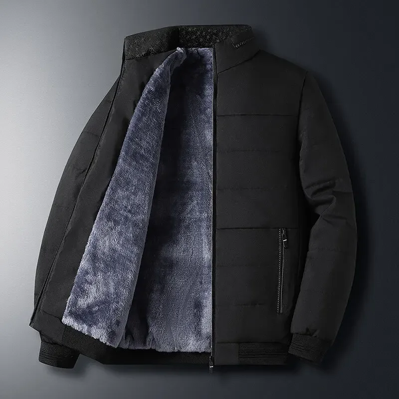 Новое поступление осенне-зимнее теплое хлопковое пальто с воротником-стойкой