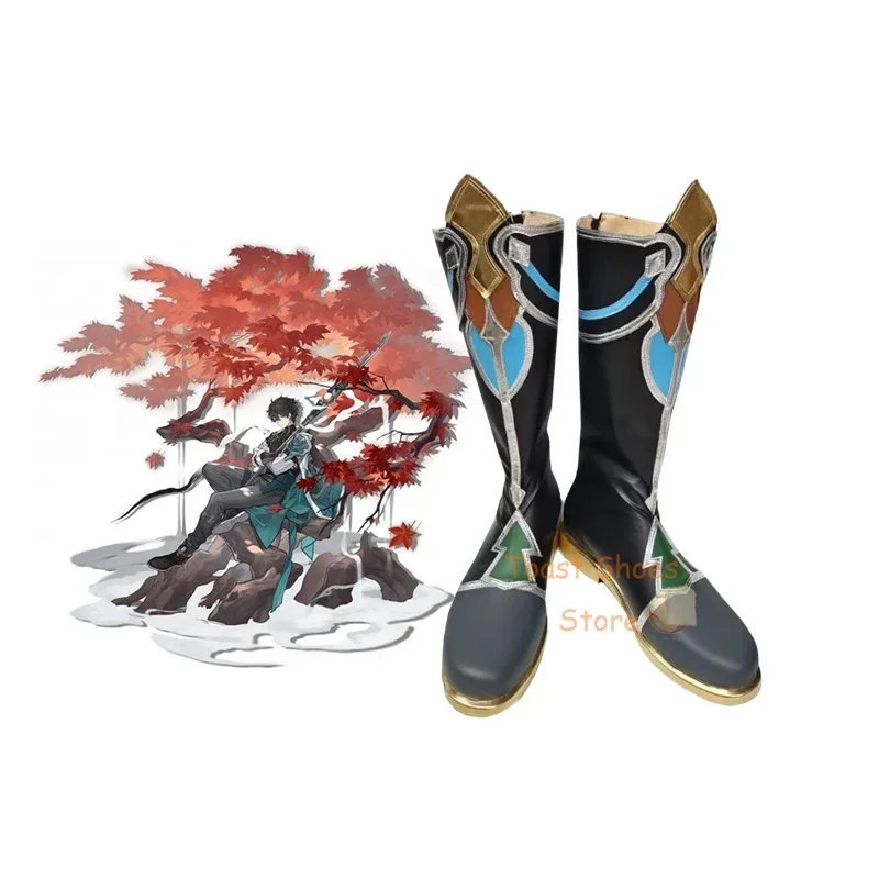 Honkai Star Rail Dan Heng Little Green Dragon Skin Косплей Обувь Комикс Аниме Игра для Con Хэллоуин