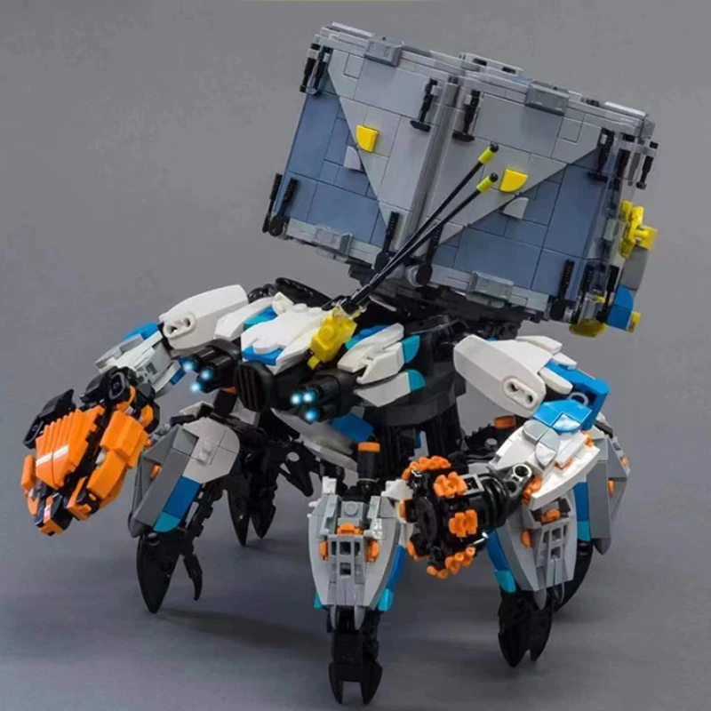 

MOC Game Horizon Zero Dawned Shelled Walker Brick Mechanical Monster Building Block Set DIY Creative Assembly Toy Christmas Gift