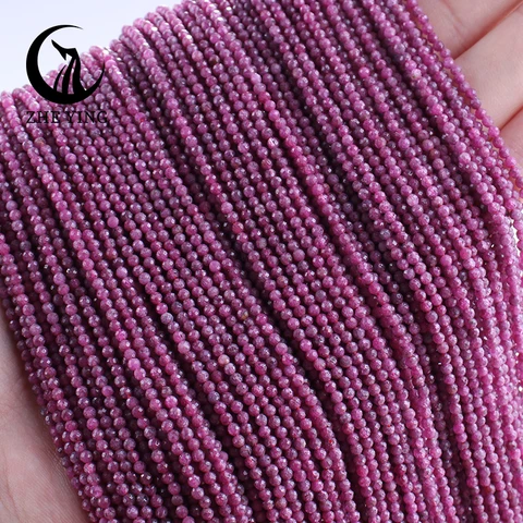 Рубиновые, аметистовые, ангелитовые бусины из песка 2 мм