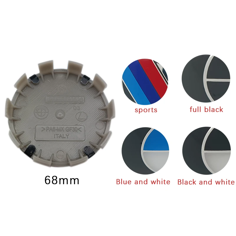 

20pcs 56mm 68mm Car Wheel Center Hub Cap Auto Rim Covers For BMW E36 E46 E53 E90 E60 E61 E93 E87 X1 X3 X5 X6 F30 F20 F10 G30