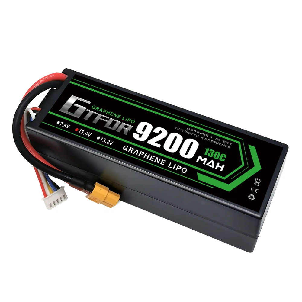 GTFDR 3S 11.4V 9200mAh Lipo Battery 14.8V 15.2V 22.2V 7.4V 6S 4S 2S 5200mAh 7000mAh 8000mAh 8400mAh 6750mAh 6500mAh for RC Car enlarge