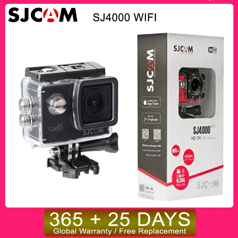 

SJCAM SJ4000 WiFi 2.0' TFT LCDAction Helmet Sports Camera Diving 30M Waterproof Underwater Sports DV H.264 1080P Original SJCAM