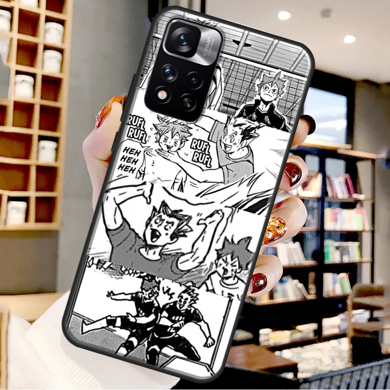 Чехол Haikyuu для Xiaomi Redmi Note 11 Pro 10 8 9 9S 10S 9A 9C 9T |