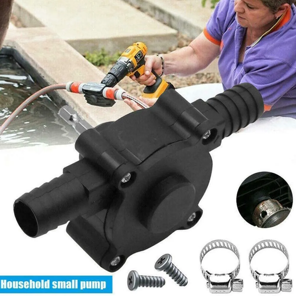 

Hand Electric Drill Pump Small Household Portable Self Priming Water Transfer Pump For Ponds Pools Sprinkling Systems