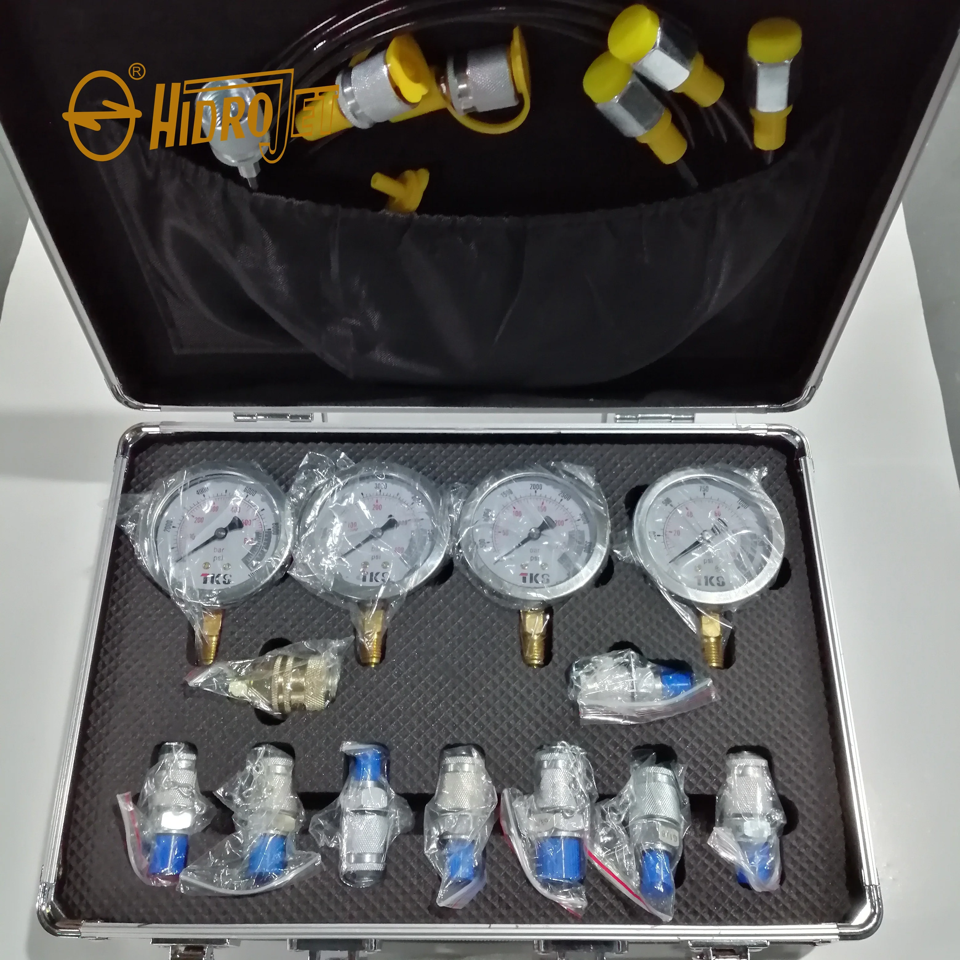 Новое поступление детали набор для испытания гидравлического манометра 0-400 бар