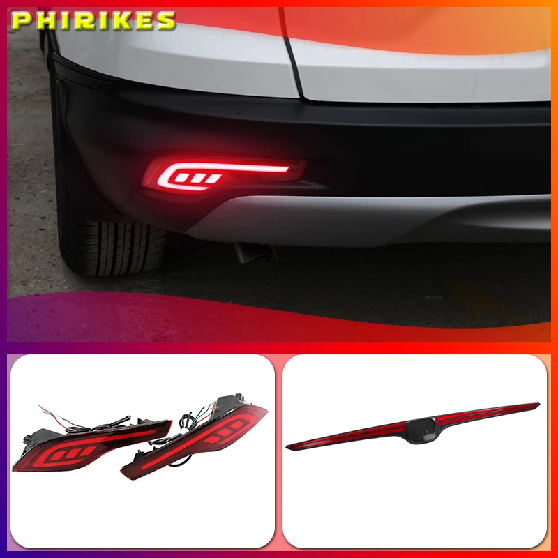 

Многофункциональный светодиодный отражающий Фонарь 12 В для задних противотуманных фар, стоп-сигнал для Honda CRV, 2017, 2018, 2019