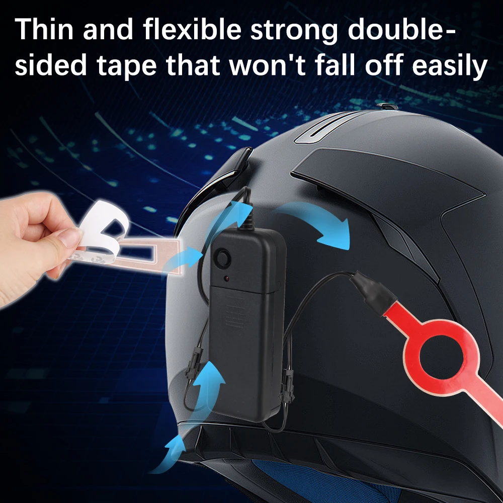 Предупреждающие огни для езды на велосипеде универсальный мотоциклетный шлем