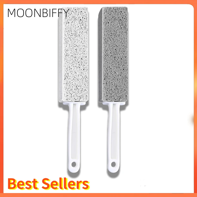

Pumice Stone Toilet Brush Bathroom WC Toilet Cleaning Brush Wand Tile Sink Bathtub Limescale Stain Remove Washing Cleaning Tool