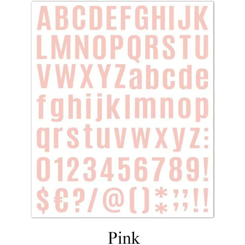 Набор самоклеящихся цифр с буквами 12 листов наклейки цифрами алфавита для