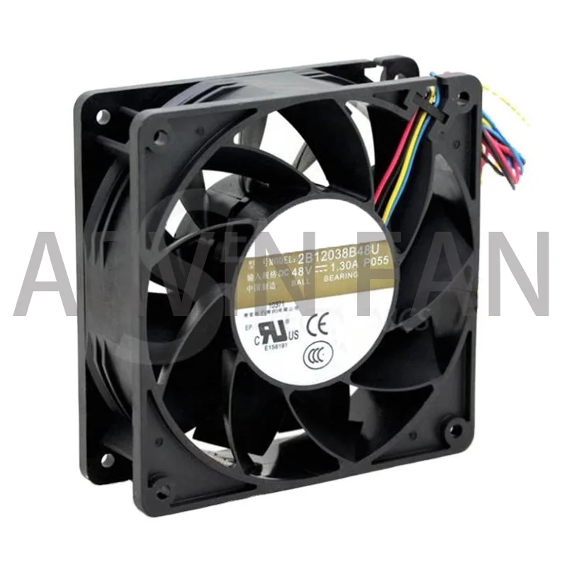 Оригинальный сервер-инвертор 2B12038B48U -P055, 48 В постоянного тока, 120 A, 12 см, 12038 мм, дюйма, 4-проводной, ШИМ, осевой вентилятор охлаждения, кулер Оригинальный сервер-инвертор 2B12038B48U -P055, 48 В постоянного тока, 120 A, 12 см, 12038 мм, дюйма, 4-проводной, ШИМ, осевой вентилятор охлаждения, кулер