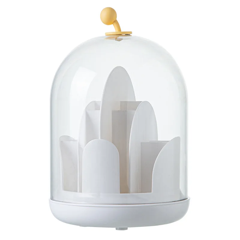 

Держатель для кистей для макияжа, вращающийся на 360 ° органайзер для губной помады, модный Настольный держатель для хранения косметических теней