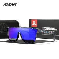 KDEAM One-Piece Polarized Sunglasses For Men Women Sports Glasses Baseball Fishing Driving Sunglasses With Complete Accessories