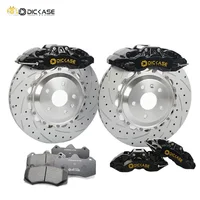 Black GTS 6 pot brake caliper kit with 380mm floating disc with sport ceramics pads for bmw e92 m3 front 19inch(air shipping)