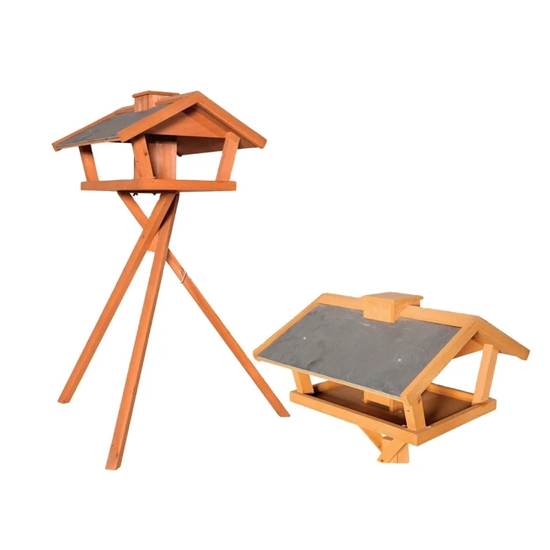 

Factory direct Bird Feeders with stand Wooden Bird Table for sale