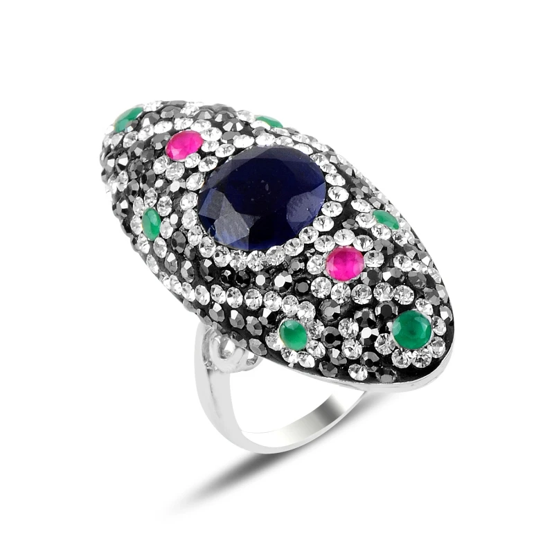 

Silver 925 Sterling Zircon Stone Ring