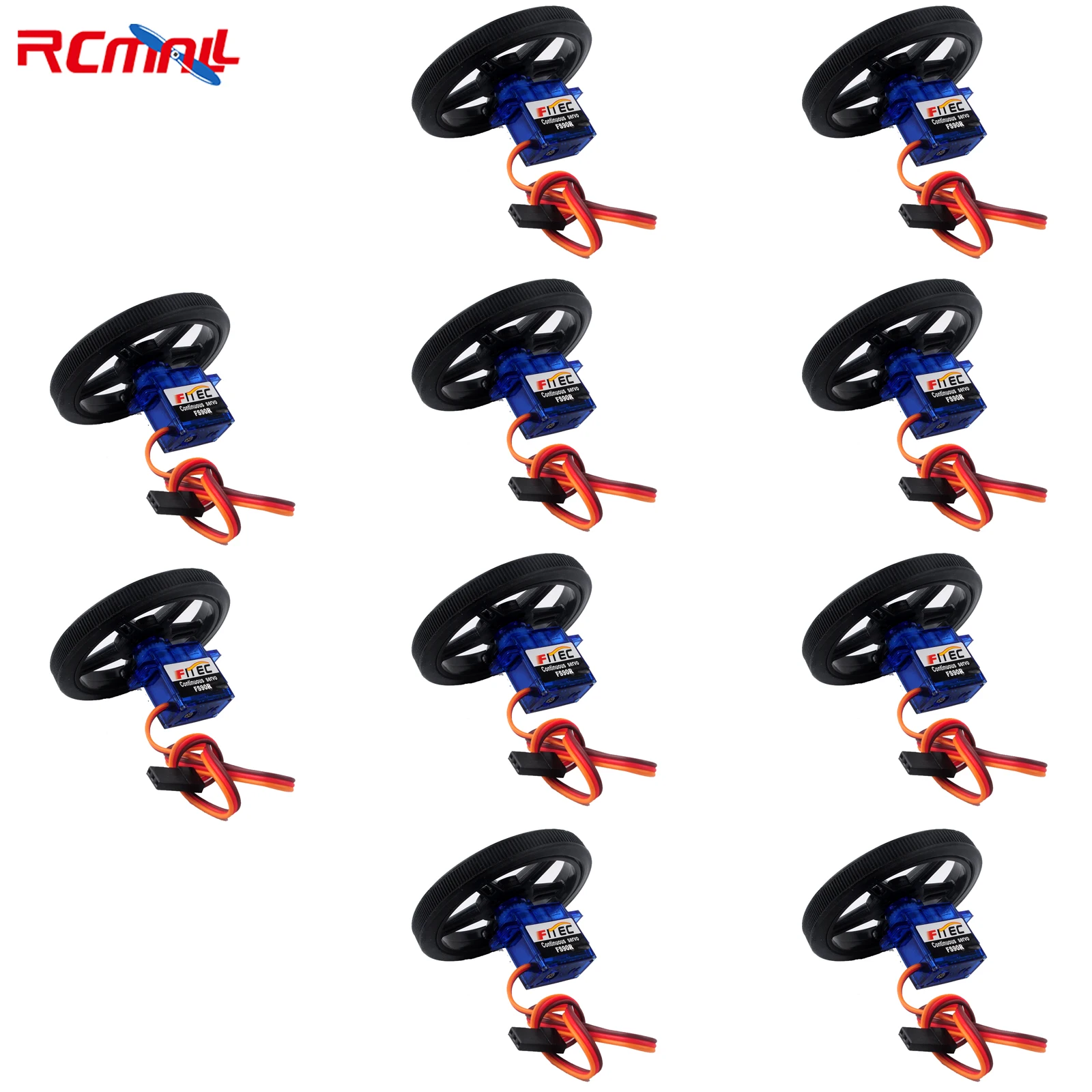 Мини-аналоговый сервопривод Feetech FS90R Micro RC серводвигатель с непрерывным вращением