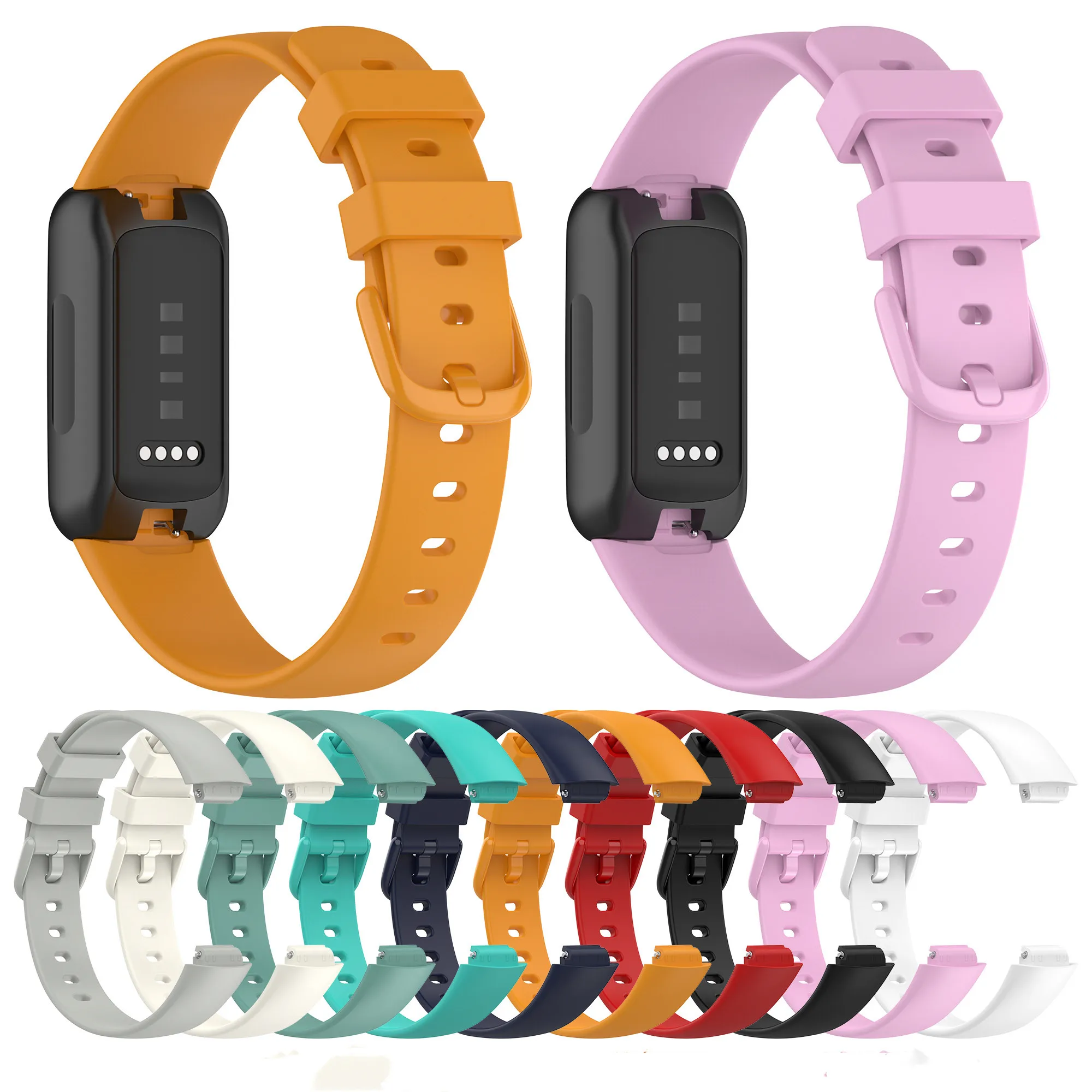 

Ремешок силиконовый для смарт-часов Fitbit Inspire3, 2 размера, 15,4 мм