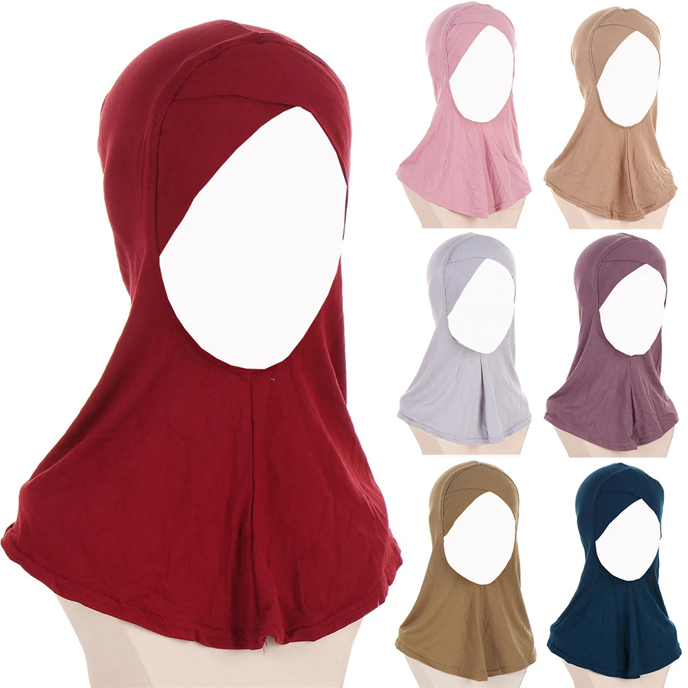 

Women Muslim Underscarf Stretchy Turbans Headscarf Neck Cover Islamic Hat Women'S Inner Hijab Caps Hijab Scarf Hat Bone Bonnet