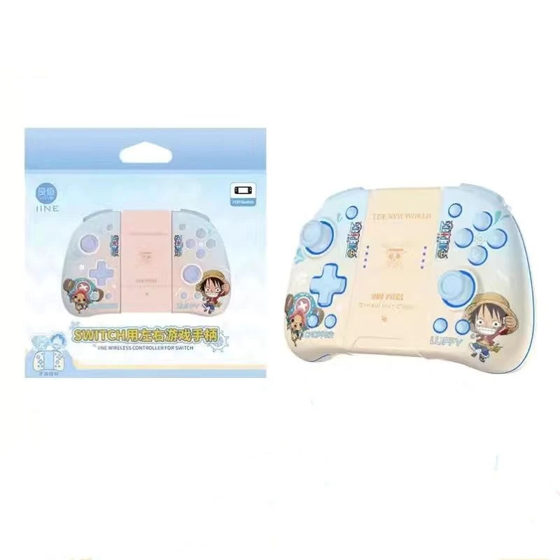 IINE ONE PIECE Luffy Switch Gamepad Elites Левая и правая разделенная игровая ручка Halo версия L910