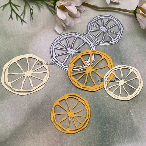 Рельефные трафареты для скрапбукинга "Лимон", 2 шт.