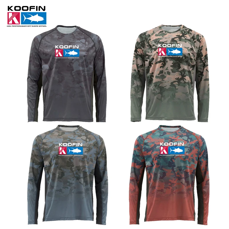 

2023 New iKoofin New Men Fishing Anti-uv Sun Breathable Quick Dry Fishing Spring Long-sleeve Fishing Clothes Clothing Fishi