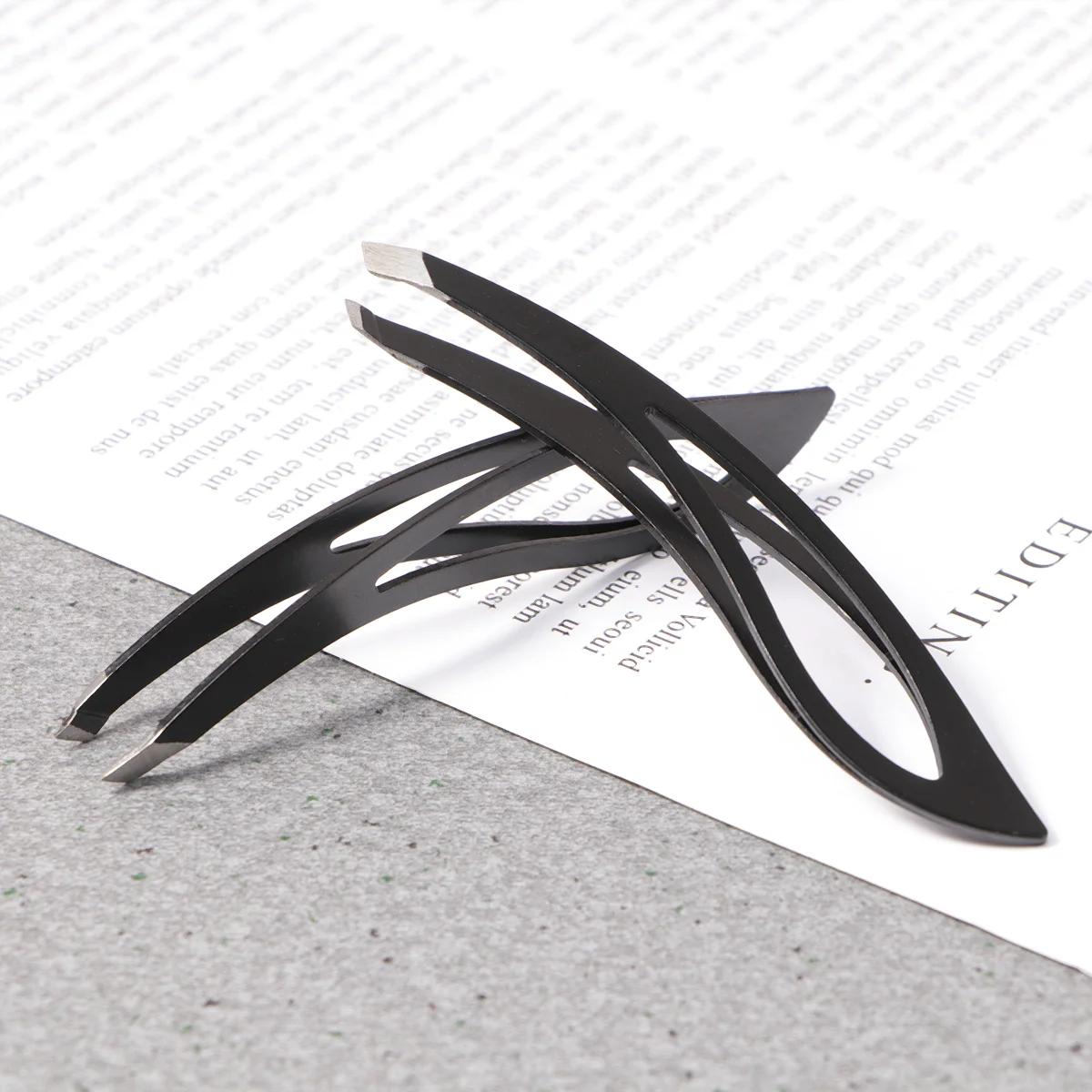 Пинцет для волос с наклонным кончиком инструменты бровей зажим обрезки из