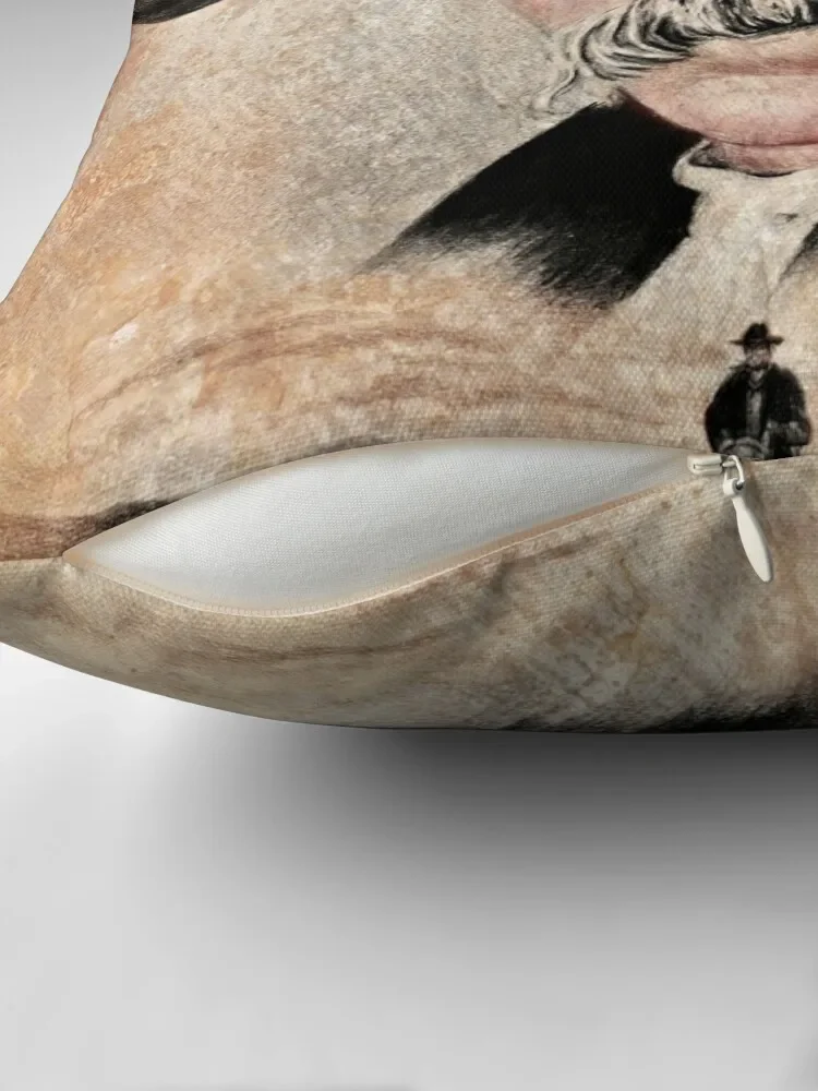 Роскошная декоративная подушка The Lone Rider sepia 2025