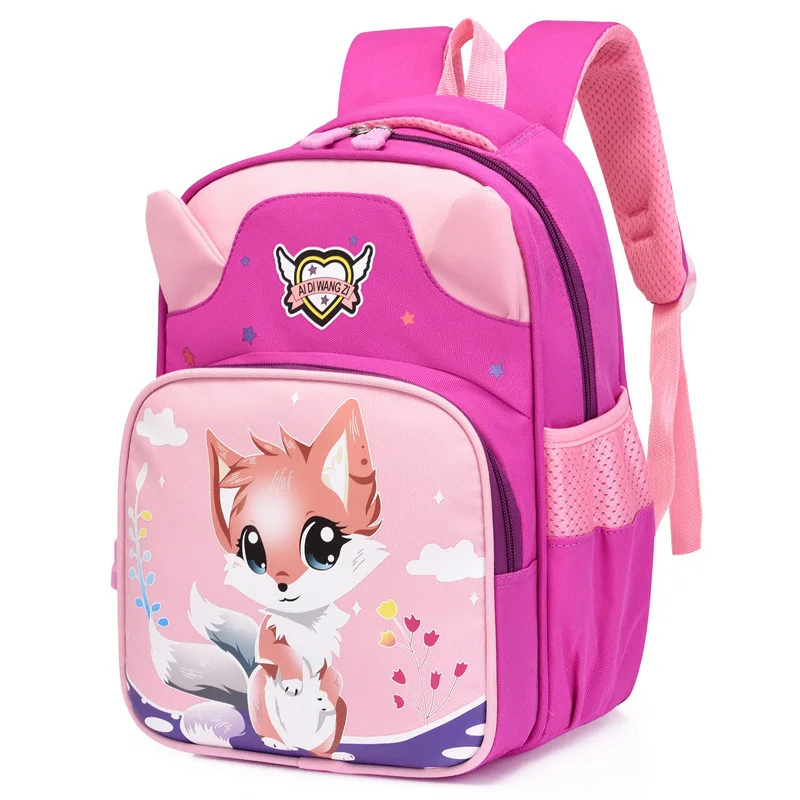 Children Cartoon Kawaii Backpacks 2022 New Fashion Girl Boy Dinosaur Schoolbags Primary School Students Lovely Fox Backpack Hot