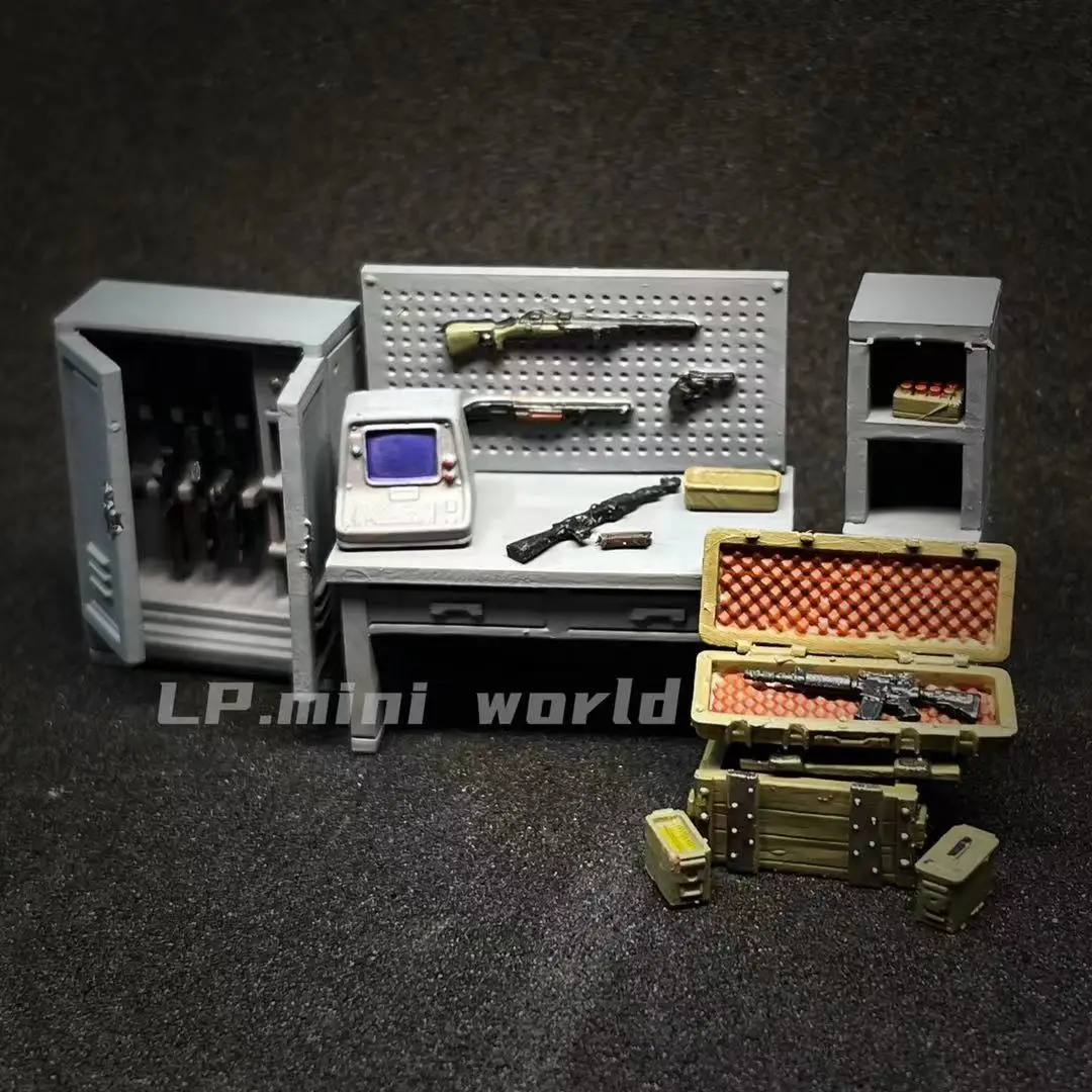 

1:64 Props Arms Studio Car Model Scene Decoration Micro Landscape Props