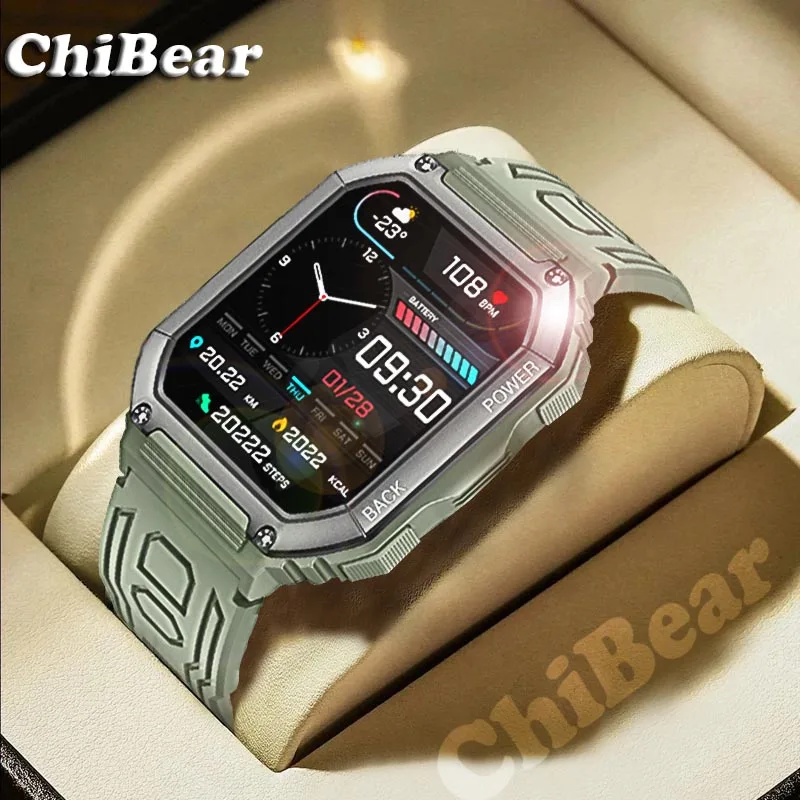 

Новинка 2022, мужские Смарт-часы с поддержкой Bluetooth, воспроизведением звонков, пульсометром, водонепроницаемые Смарт-часы для спорта на открытом воздухе, мужской будильник с GPS + коробка