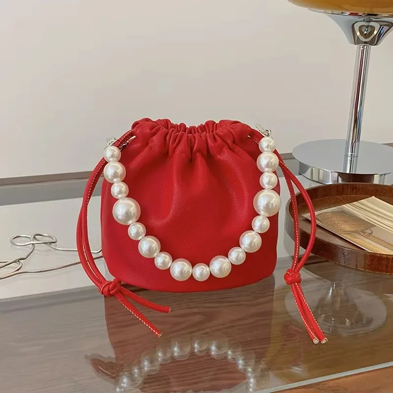 Ведро из искусственной кожи компактные милые сумки на плечо и через дизайнерские