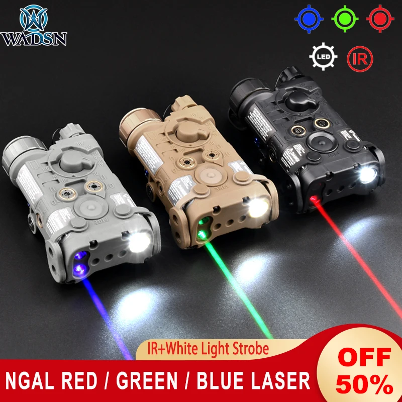 Airsoft NGAL Красная Зеленая синяя точка ИК лазерная указка светодиодная подсветка