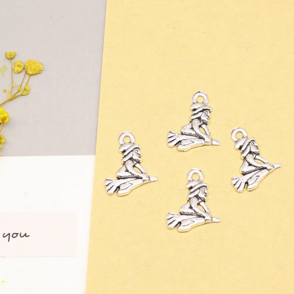 Подвеска в виде ведьмы 20 шт. 15 х17 мм