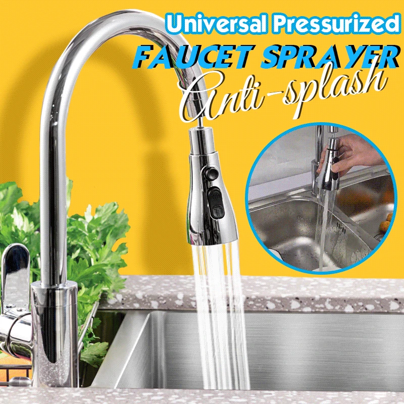 

Kitchen Faucet Shower Head Economizer Filter 360 Adjustable 3 Mode Sprayer Filter Diffuser Water Saving Nozzle Faucet Connector