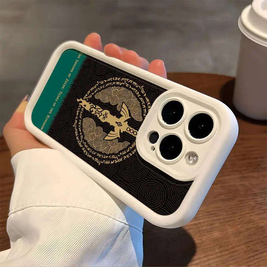 Чехол для телефона Legend of Zelda iPhone 16 Pro 15 Max 14 13 12 11 XS Plus 14Pro 12Pro Soft Shell