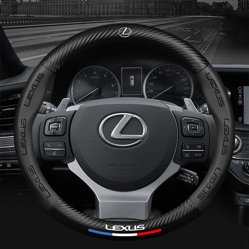 

Car Steering Wheel Cover For Lexus ES/NX200/RX/LS/LX/CTGS/IS300 Breathable Anti Slip Leather Steering Cover Car Accessories