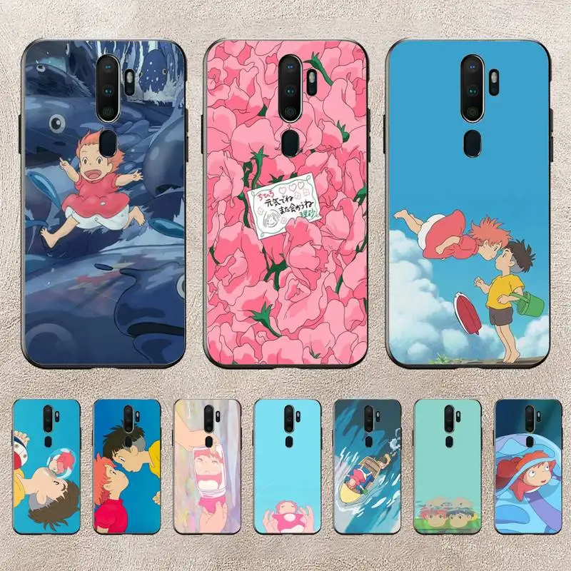 

Cartoon Ponyo On The Cliff By The Sea Phone Case For Redmi 9A 8A 6A Note 9 8 10 11S 8T Pro K20 K30 K40 Pro PocoF3 Note11 5G Case