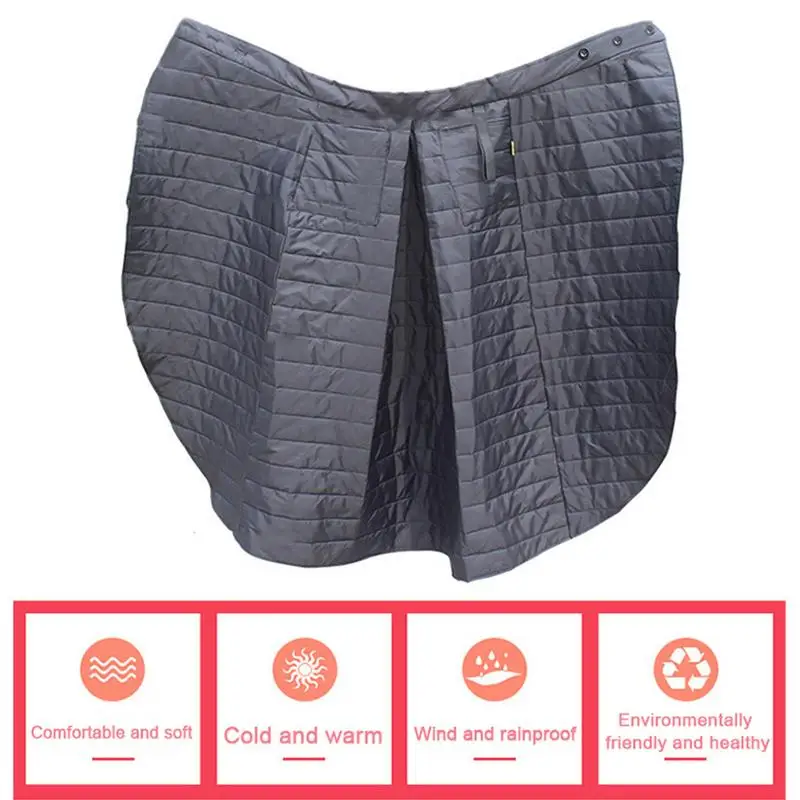 

Motorcycle Covers Heavy Duty 210D Waterproof Scooters Leg Cover Knee Blanket Windshield Quilt Riding For Mobility Scooter